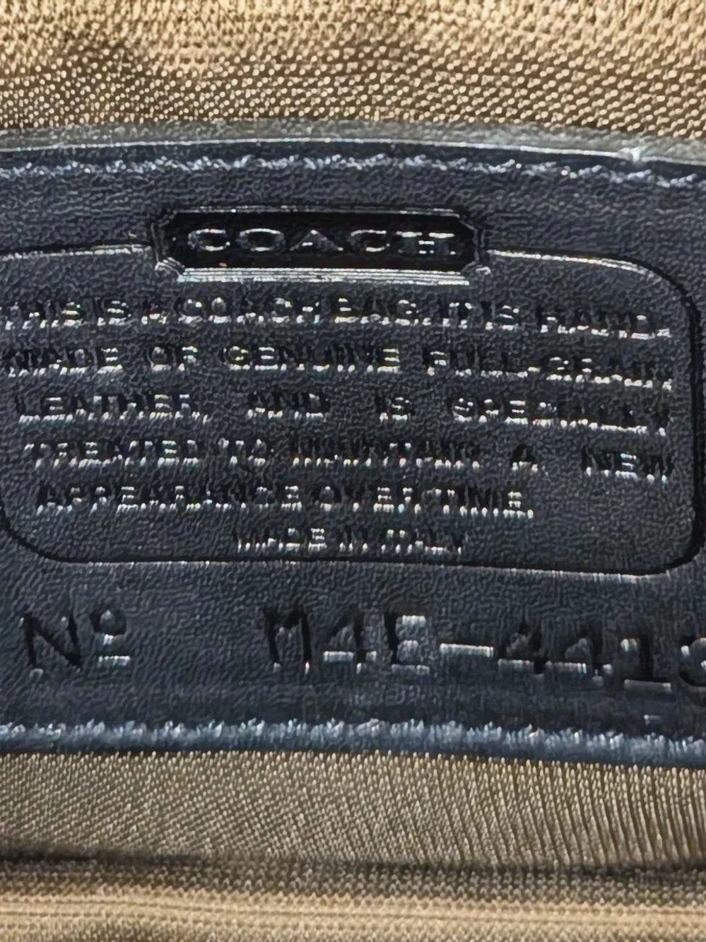 Coach Madison Gracie Black Bag  No. M4E-4413